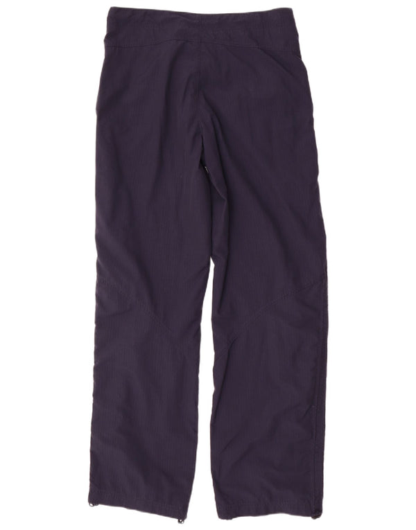 Pantaloni impermeabili dritti da uomo Adidas W28 L32 blu navy a quadri in poliammide
