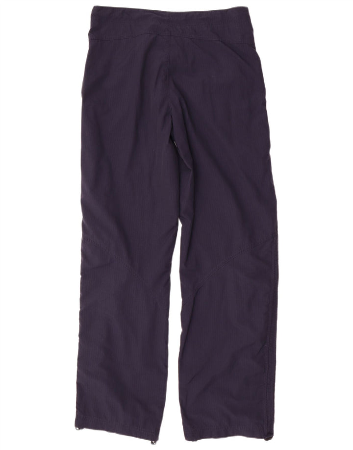 Pantaloni impermeabili dritti da uomo Adidas W28 L32 blu navy a quadri in poliammide