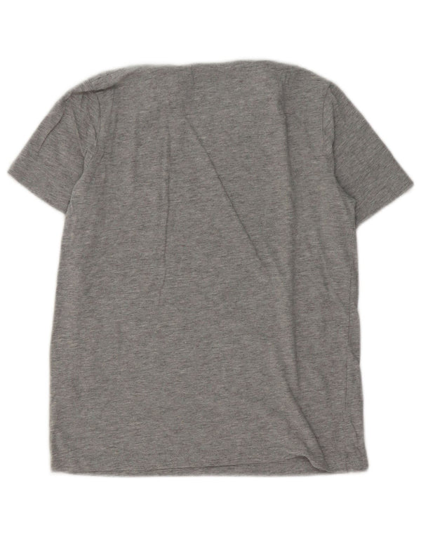 Lyle & Scott T-shirt da bambino Top 10-11 anni in cotone grigio screziato