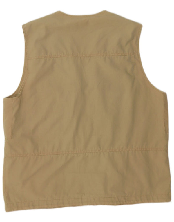 Gilet da uomo Brugi UK 40 Large in poliestere kaki