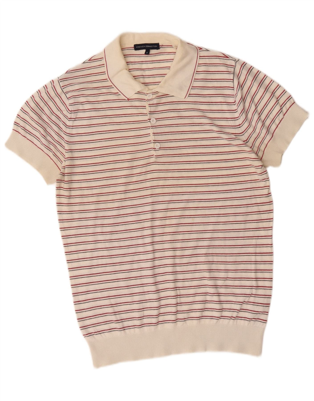 Maglione da uomo con collo alto French Connection, piccolo a righe bianche
