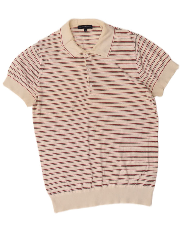 Maglione da uomo con collo alto French Connection, piccolo a righe bianche