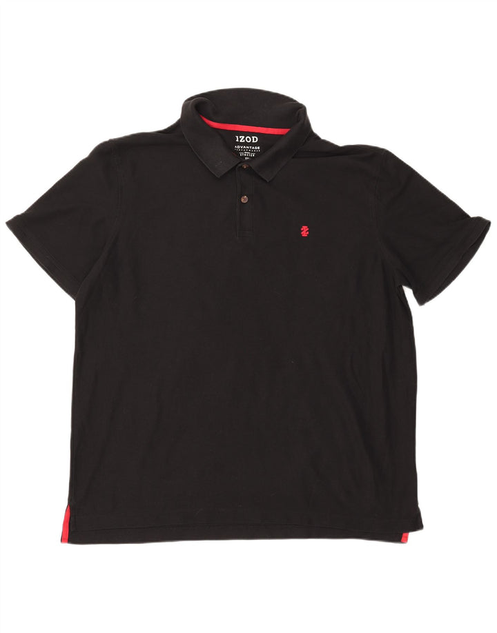 Polo da uomo IZOD 2XL in cotone nero