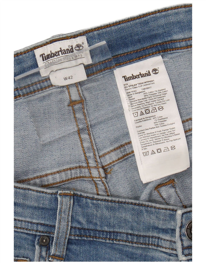 Pantaloncini di jeans da uomo TIMBERLAND W42 2XL cotone blu