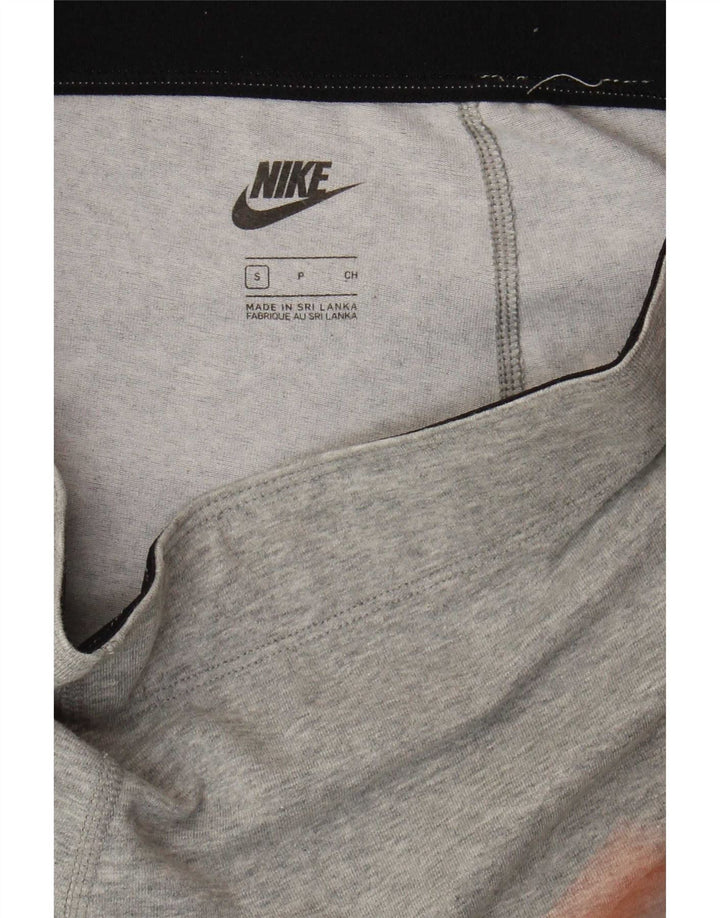 Leggings grafici Nike da donna UK 8 piccoli grigi