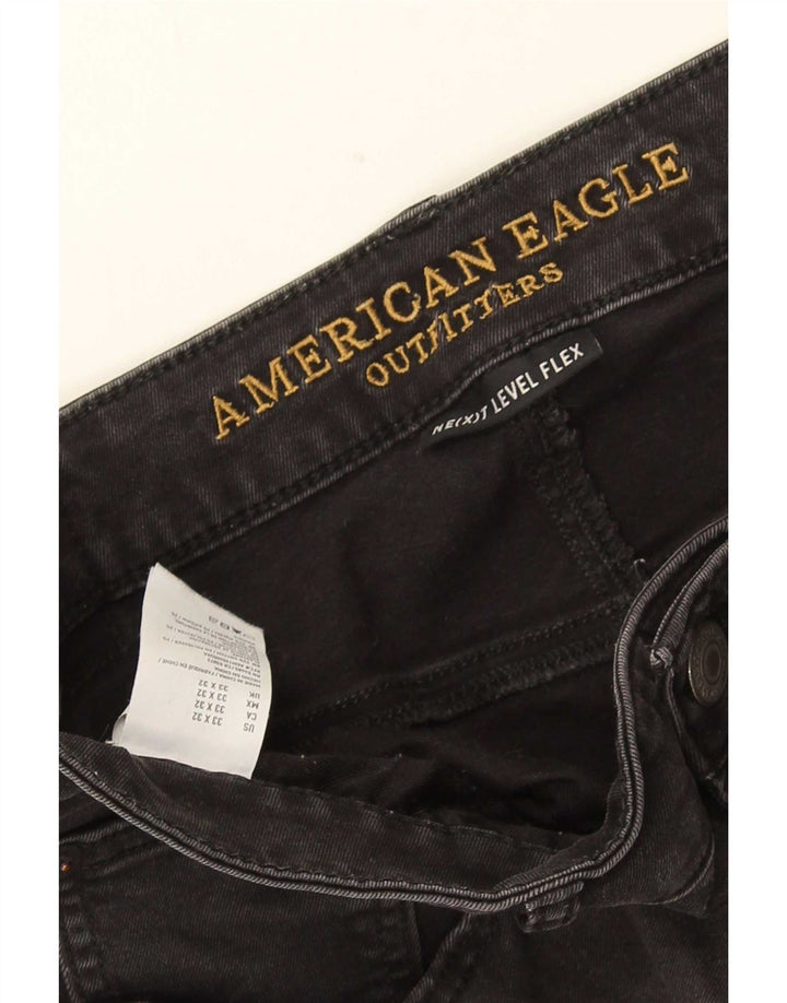 Jeans slim da uomo American Eagle W33 L32 Cotone nero
