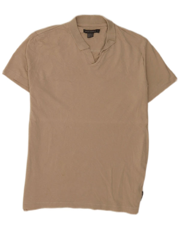 Polo da uomo French Connection XL in cotone beige