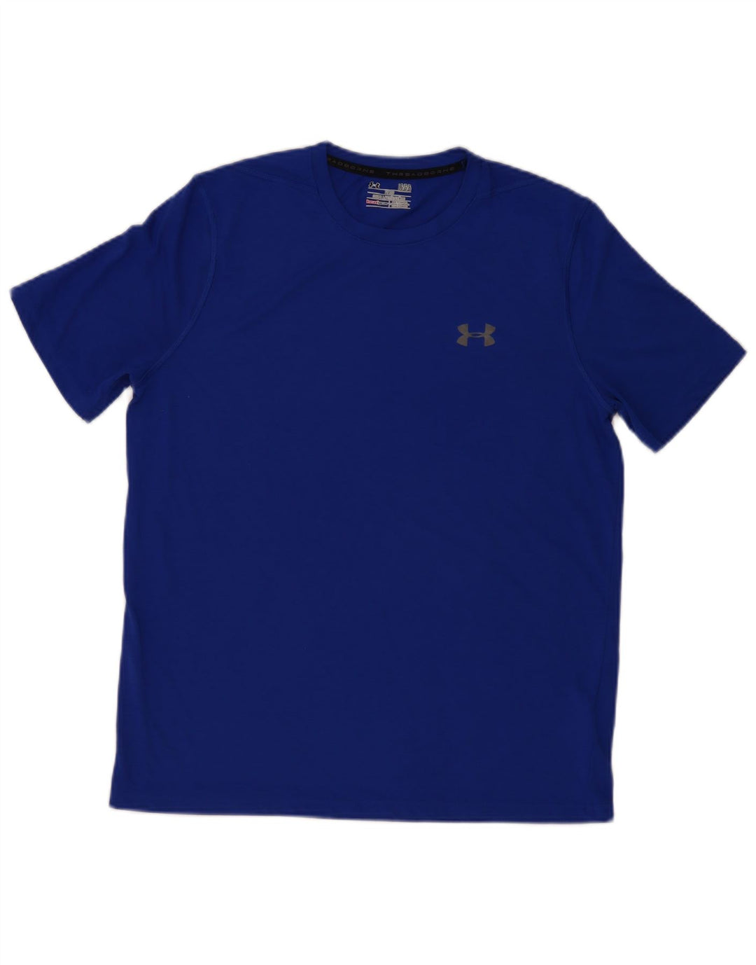 Maglietta Under Armour da uomo Heat Gear Top grande in poliestere blu