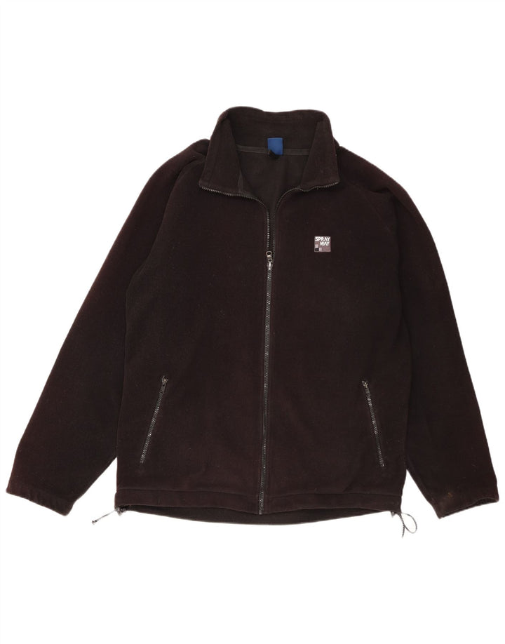 Giacca in pile da uomo Sprayway UK 40 grande poliestere nero