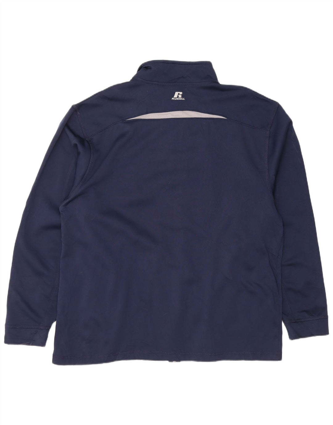 RUSSELL ATHLETIC Giacca da tuta da uomo XL Colorblock blu navy