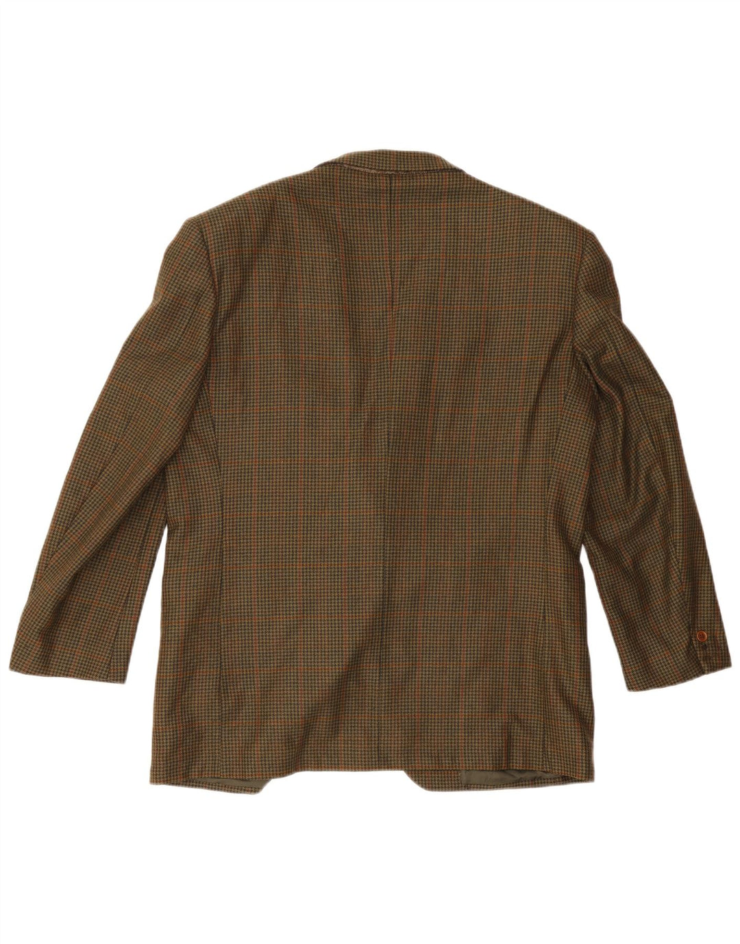 Giacca blazer da uomo vestibilità regolare Galtrucco IT 50 grande pied de poule kaki