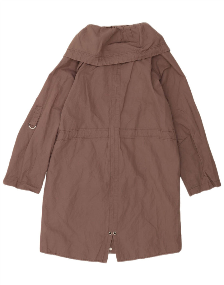 Giacca parka oversize da donna MINT VELVET UK 10 piccola in cotone marrone