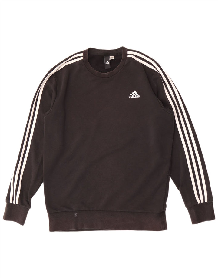Felpa Adidas Uomo Maglione Medio Nero
