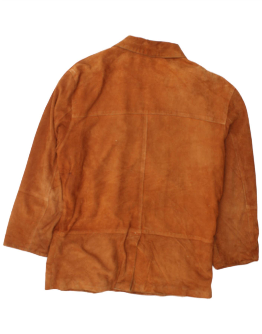 Giacca da uomo in pelle scamosciata VINTAGE IT 50 Large in pelle marrone