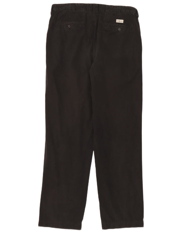 Pantaloni chino con pegging da uomo Polo Ralph Lauren W38 L34 cotone nero