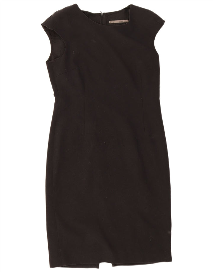 Abito tubino Zara da donna UK 18 XL poliestere nero