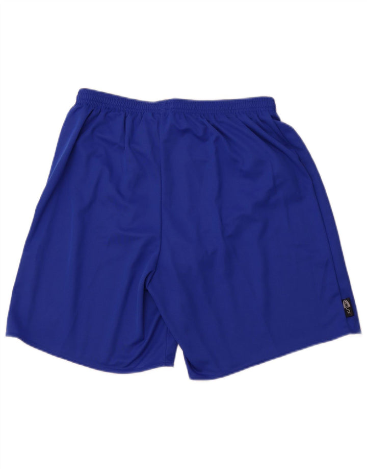 Pantaloncini sportivi ADIDAS Climalite da uomo, grandi, in poliestere blu
