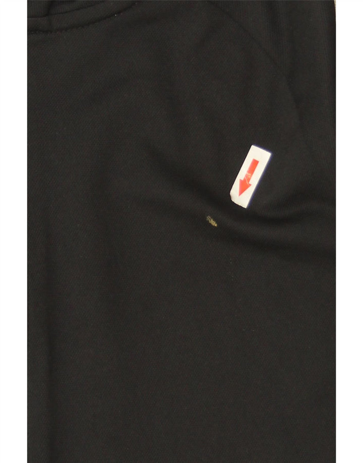 Giacca da tuta da uomo Nike Dri Fit, giacca in poliestere color block medio nero