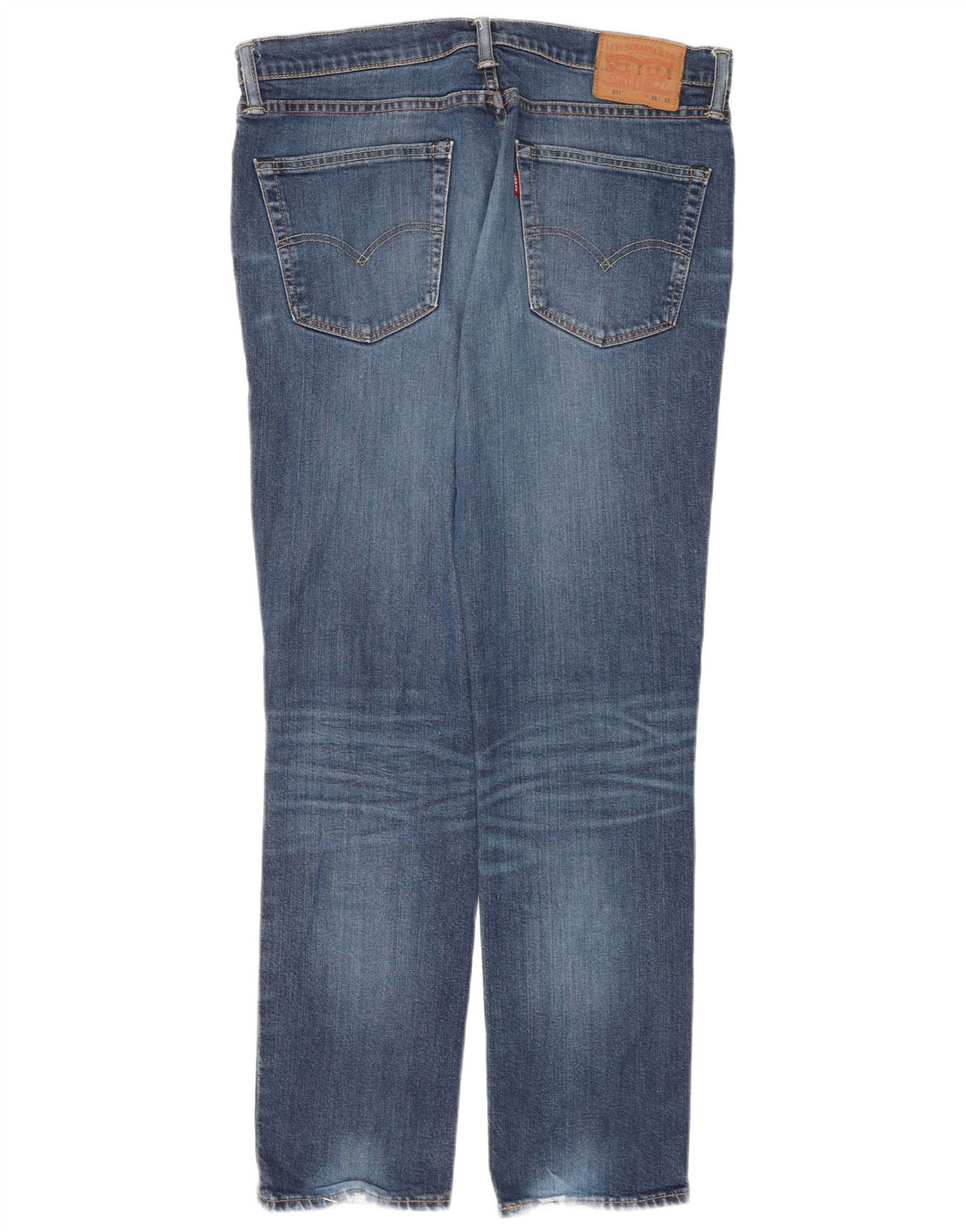 Jeans Levi's Uomo 511 Slim Distressed W36 L32 Cotone Blu