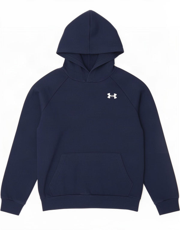 Under Armour Ragazzi Cold Gear Felpa con cappuccio Maglione 11-12 anni Large Blu Navy