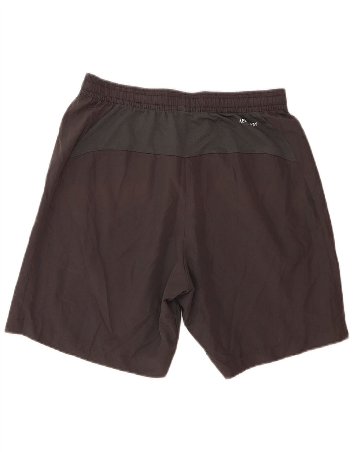 Pantaloncini sportivi Adidas Aeroready da uomo piccoli in poliestere grigio