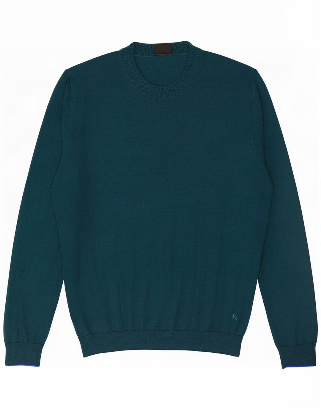 Paul Smith Uomo Maglione Girocollo Maglione Grande Lana Merino Verde
