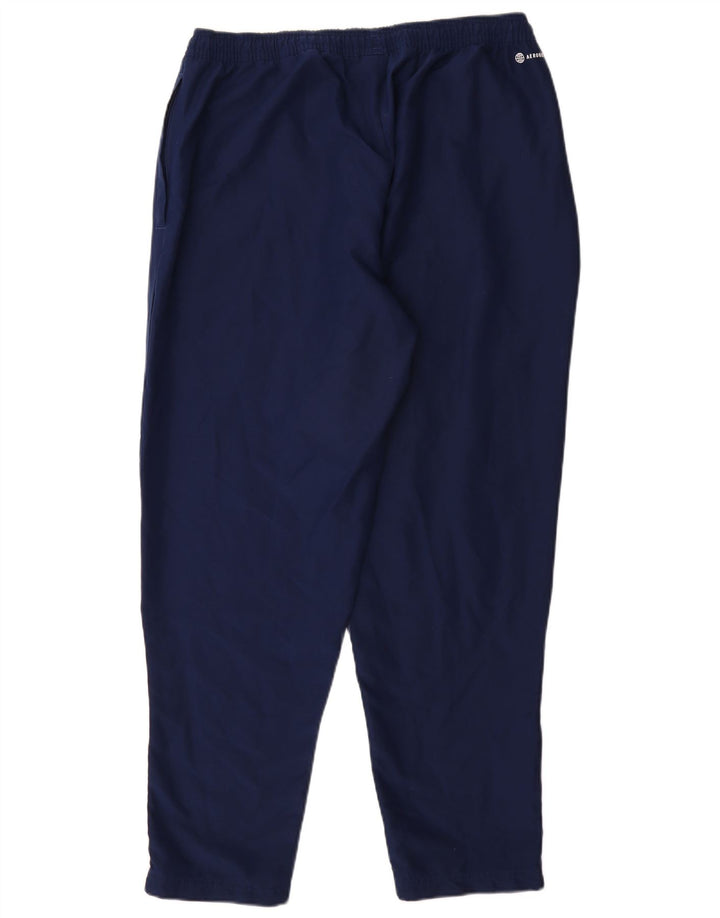 Pantaloni da tuta ADIDAS Aeroready da uomo XL poliestere blu navy