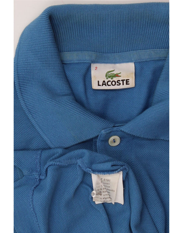 Polo da uomo LACOSTE taglia 2 XS in cotone blu