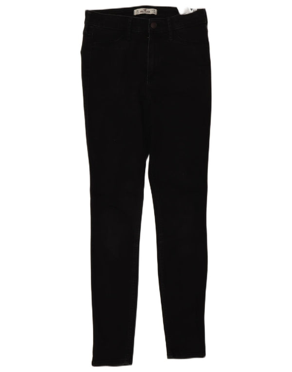 Jeans skinny Hollister da donna US 3 XS W26 L29 cotone nero
