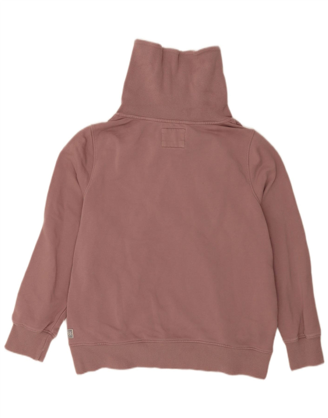 Felpa oversize con zip e collo da donna Fat Face, taglia UK 16, grande rosa