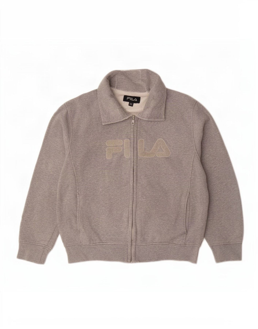 Giacca da ginnastica grafica da donna Fila UK 20 2XL Grigio chiazzato