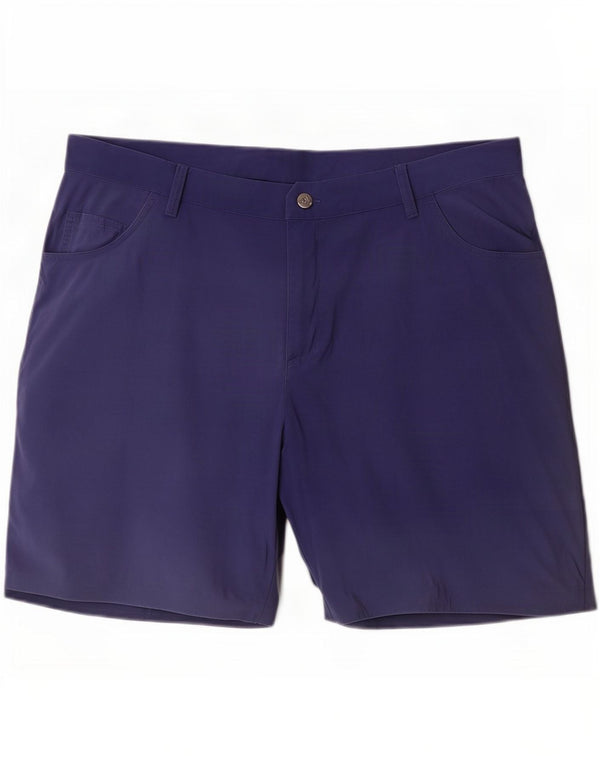 Pantaloncini casual da uomo Adidas W36 grandi nylon blu