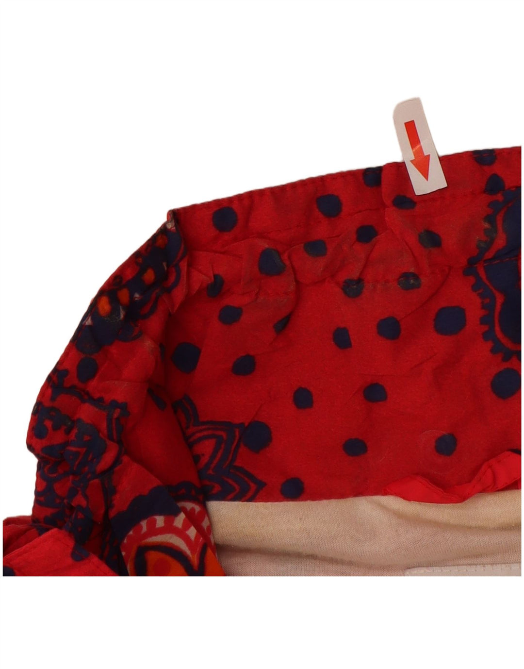 Giacca anorak oversize da donna Etirel UK 14 Poliestere floreale rosso medio