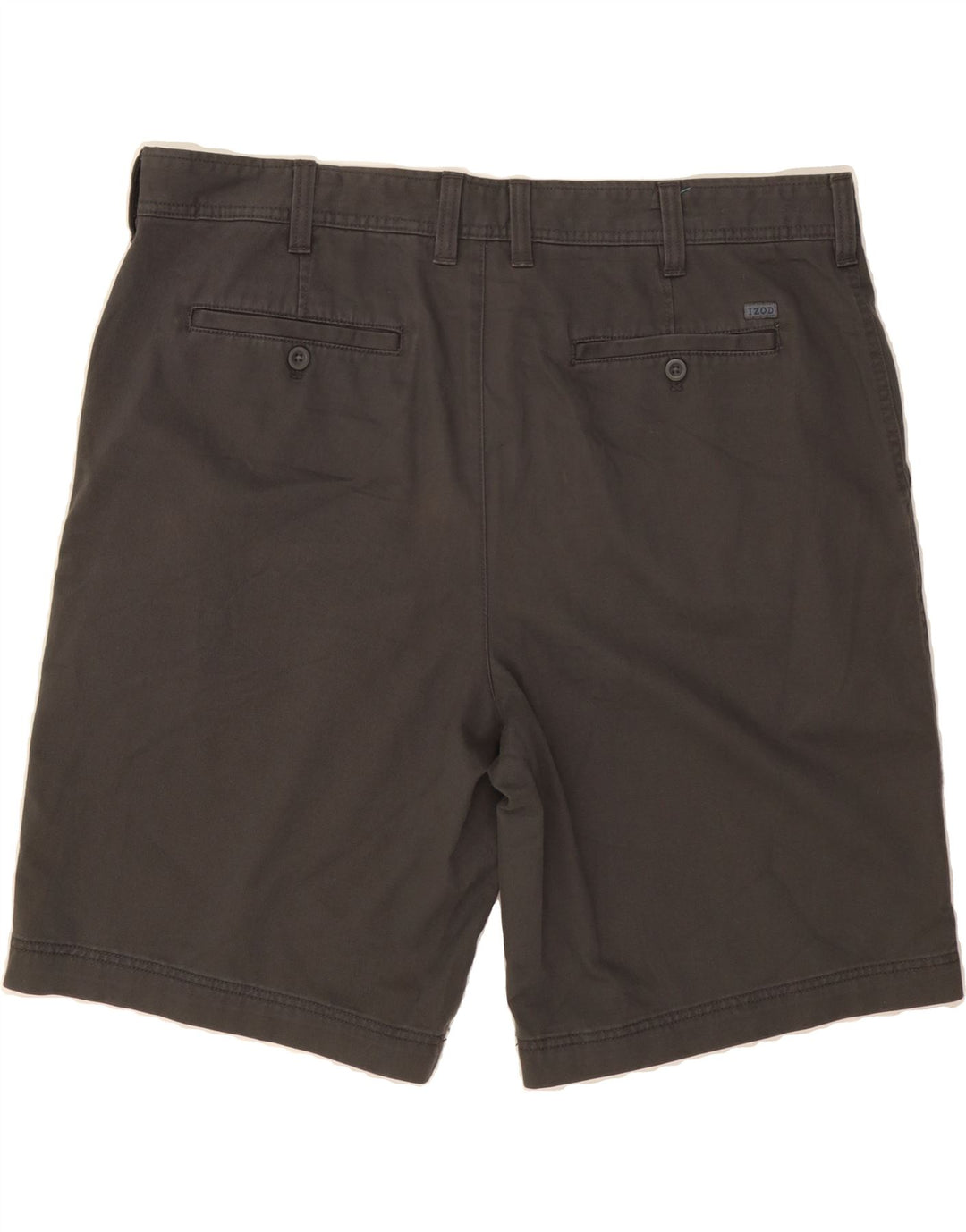 IZOD Mens Chino Shorts W40 XL Grey Cotton Vintage Izod and Second-Hand Izod from Messina Hembry 