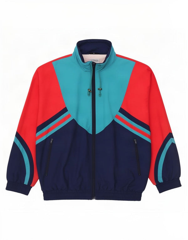 Giacca da tuta da uomo Etirel IT 54 XL Nylon color block blu navy