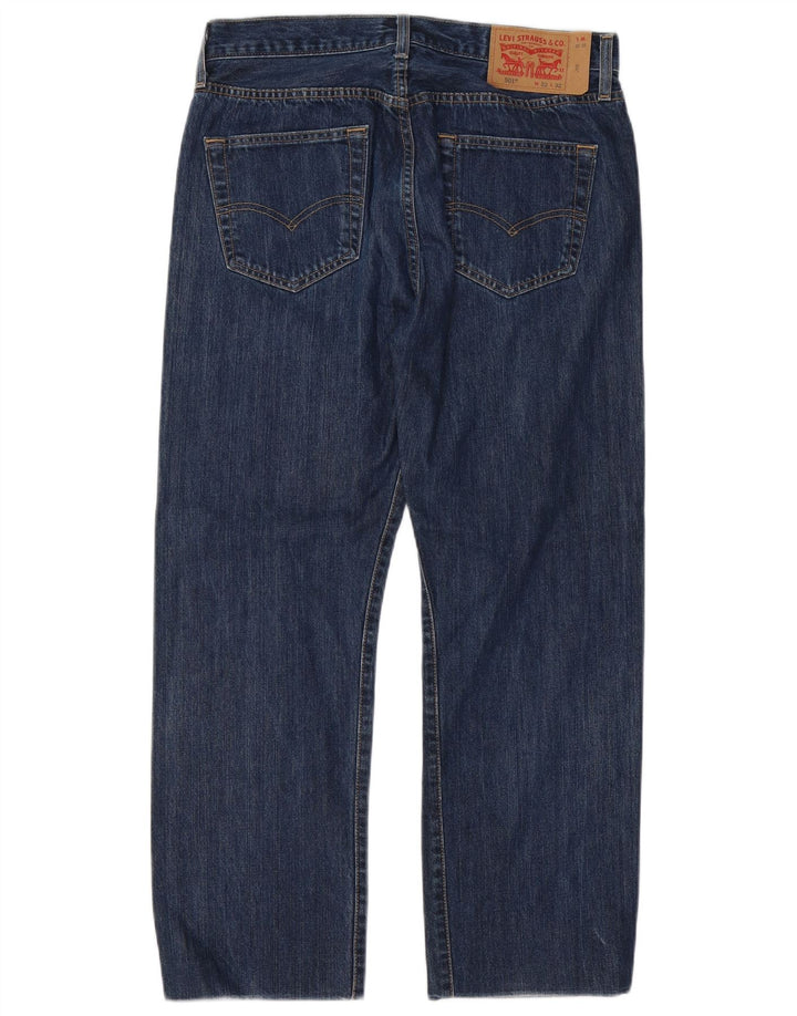 Levi's Uomo 501 Jeans dritti W32 L27 Cotone blu navy