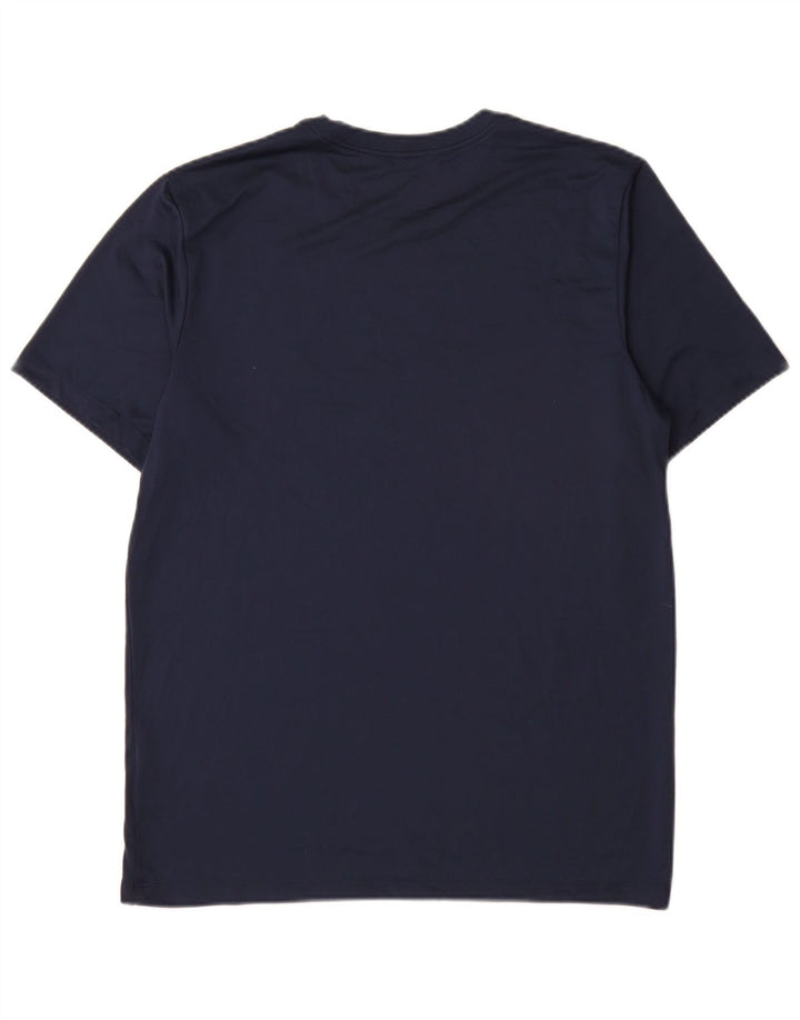 T-shirt Nike Dri Fit da uomo, media, in poliestere blu navy medio