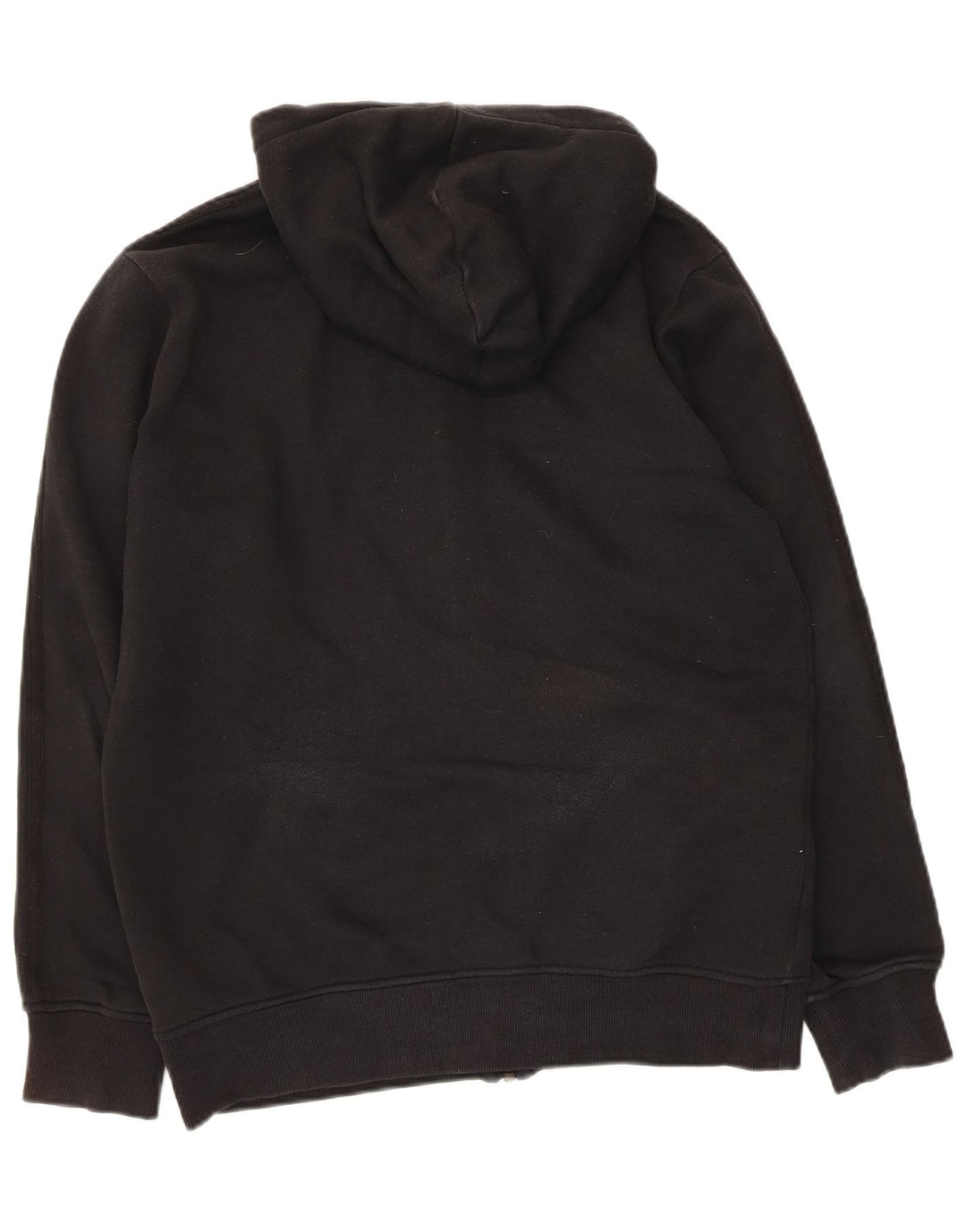 Maglione con cappuccio e zip Adidas da uomo in cotone nero medio