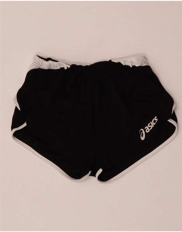 Pantaloncini sportivi Asics da donna UK 10 Small Black Colourblock