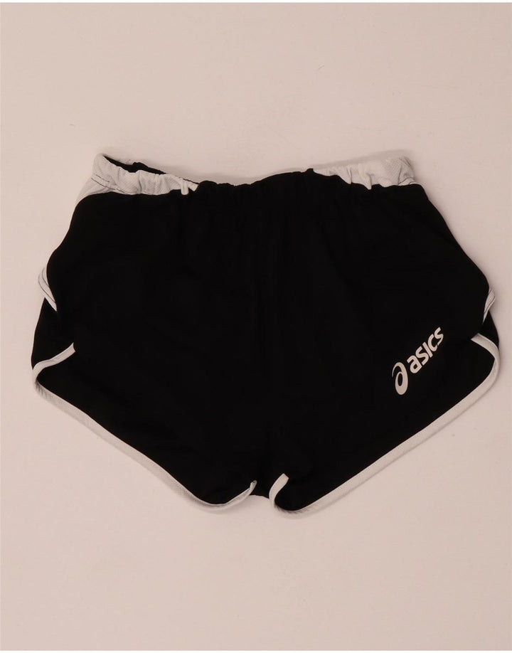 Pantaloncini sportivi Asics da donna UK 10 Small Black Colourblock