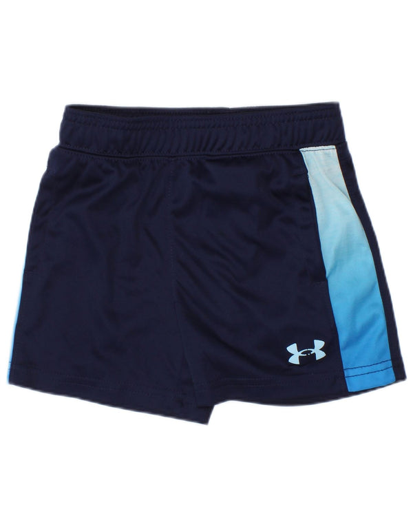 Pantaloncini sportivi Under Armour per neonato 12-18 mesi blu navy color block
