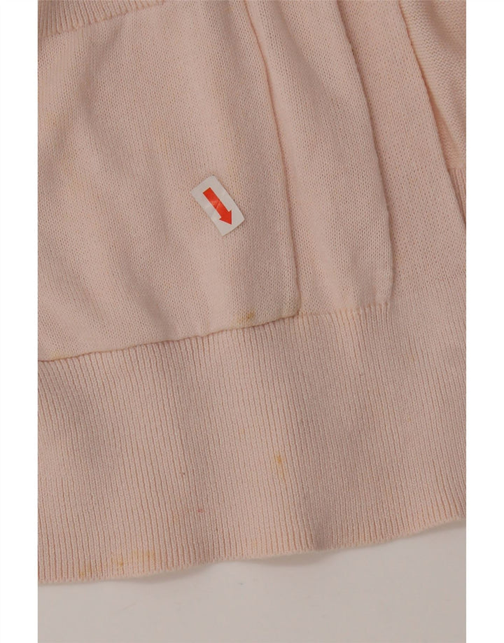 Maglione cardigan oversize lungo da donna Marks & Spencer UK 10 piccolo rosa