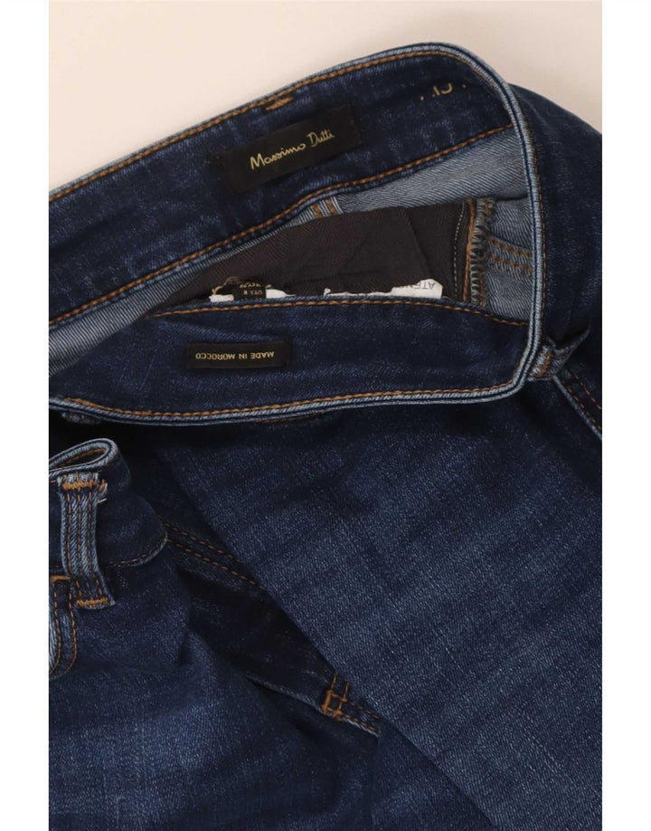 Jeans slim da donna Massimo Dutti EU 38 Small W28 L26 Blu