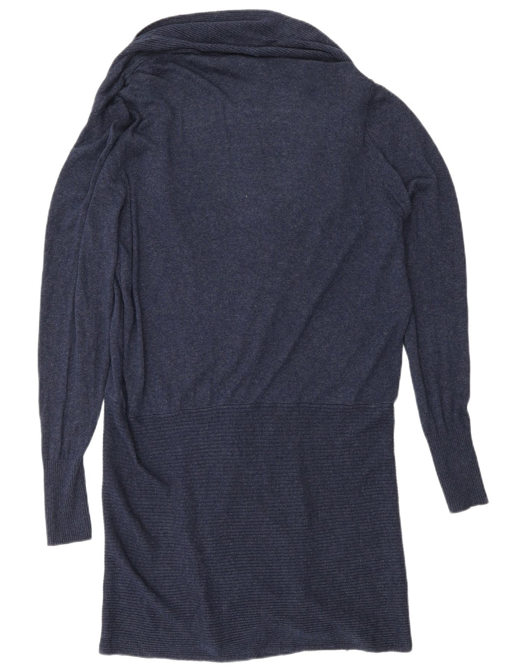 Maglione da donna Marks & Spencer con collo a scialle UK 16 grande blu navy