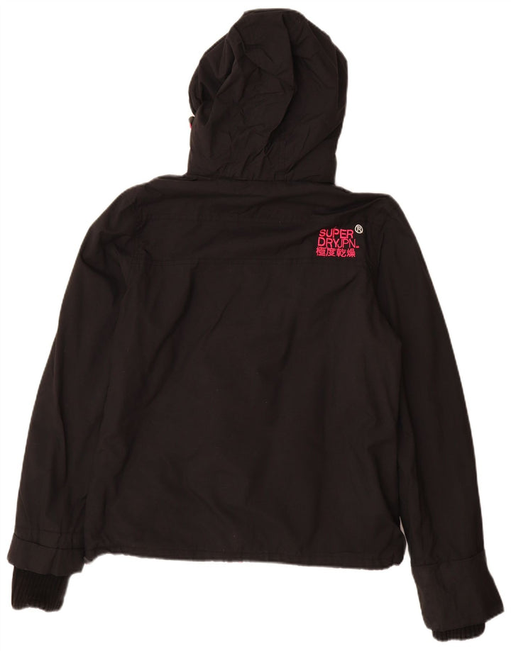 Giacca a vento da donna Superdry Windcheater UK 14 nylon nero medio