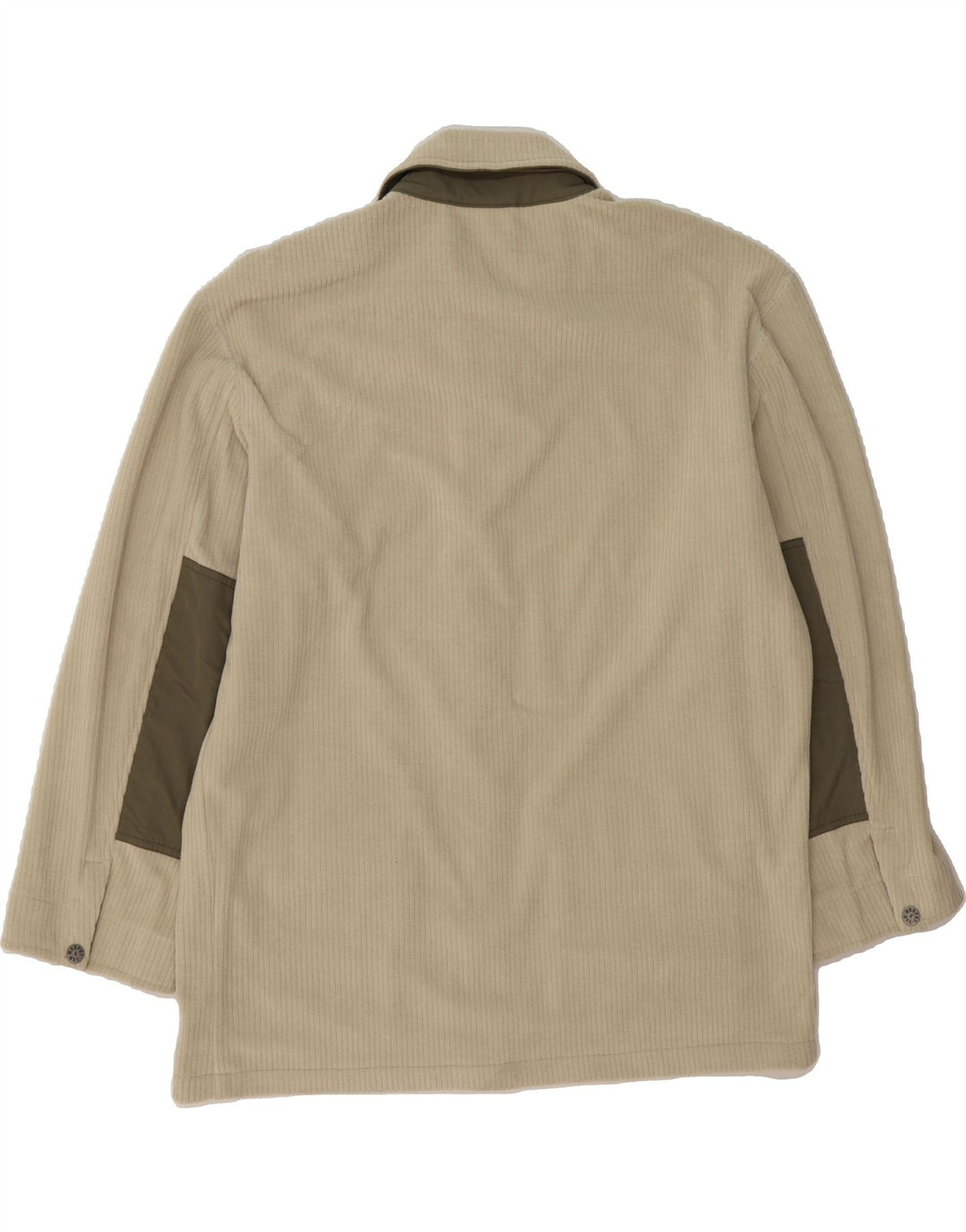 MURPHY & NYE Mens Corduroy Jacket UK 44 2XL Grey Polyester Vintage Murphy & Nye and Second-Hand Murphy & Nye from Messina Hembry 