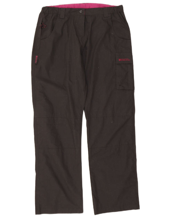 Pantaloni cargo dritti da donna Mountain Warehouse UK 14 Large W32 L30 Neri