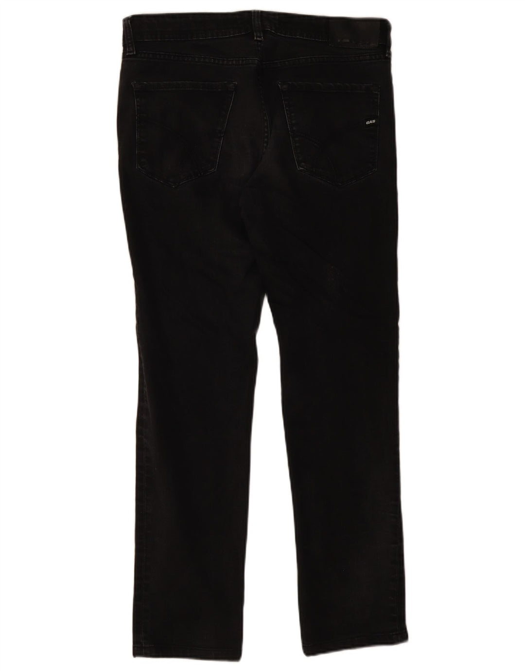 Jeans dritti da uomo Gas W34 L29 cotone nero