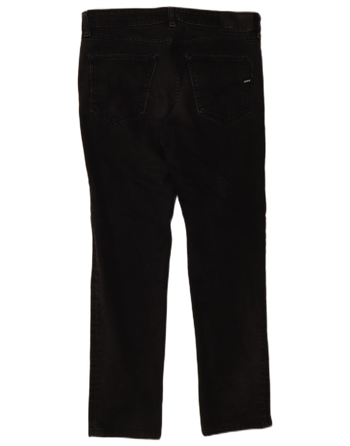 Jeans dritti da uomo Gas W34 L29 cotone nero