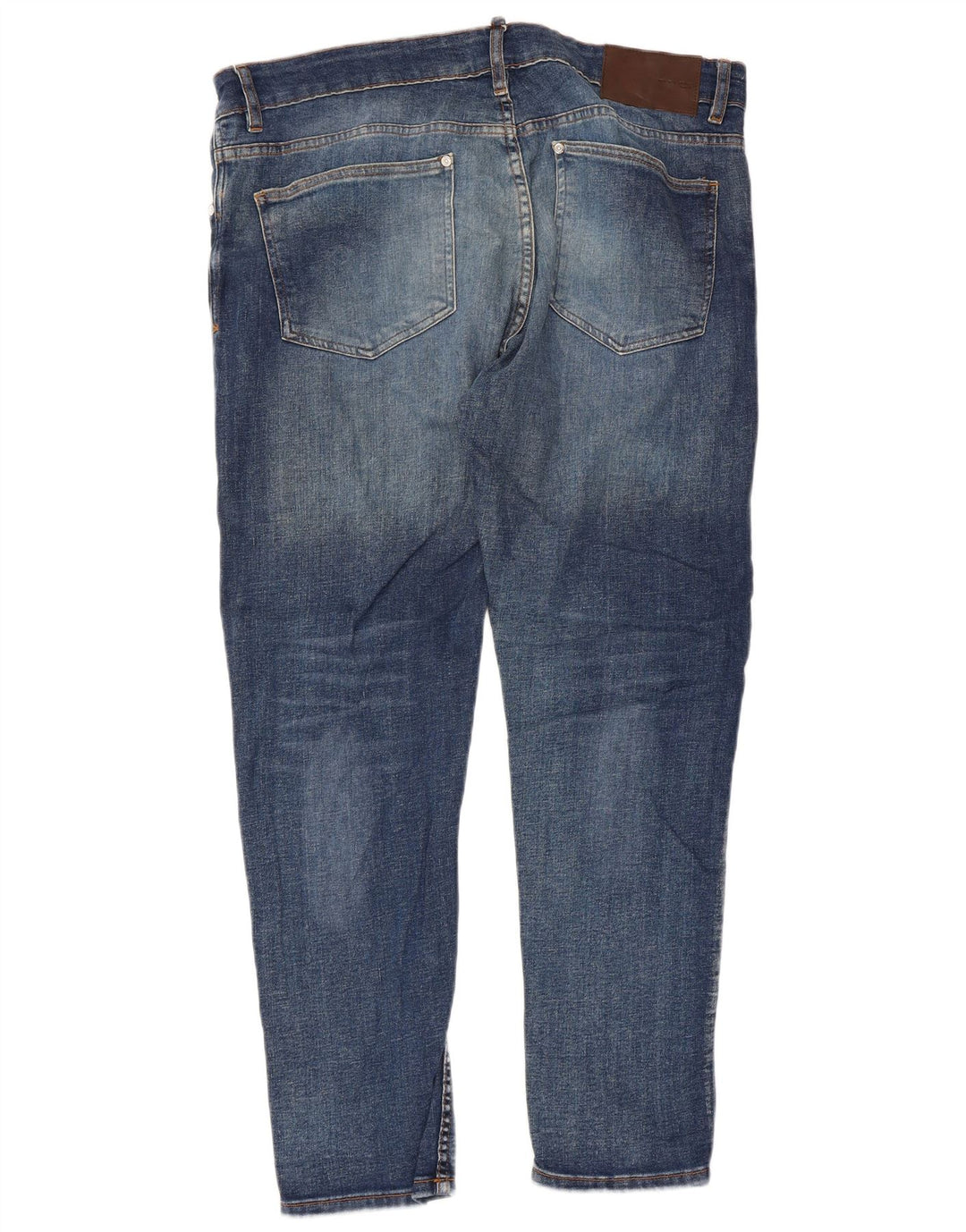 Jeans slim da uomo Zara EU 44 Large W34 L29 Cotone blu